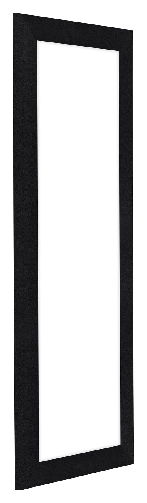 Como MDF Cornice 25x75cm Nero Opaco Davanti Obliquo | Yourdecoration.it