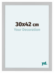 Como MDF Cornice 30x42cm Bianco Opaco Davanti Dimensione | Yourdecoration.it