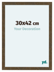 Como MDF Cornice 30x42cm Oro Antico Davanti Dimensione | Yourdecoration.it