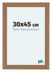 Como MDF Cornice 30x45cm Noce Chiaro Davanti Dimensione | Yourdecoration.it