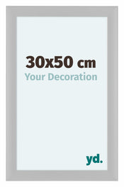 Como MDF Cornice 30x50cm Bianco Opaco Davanti Dimensione | Yourdecoration.it