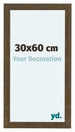 Como MDF Cornice 30x60cm Oro Antico Davanti Dimensione | Yourdecoration.it