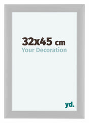 Como MDF Cornice 32x45cm Bianco Opaco Davanti Dimensione | Yourdecoration.it