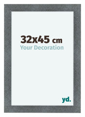 Como MDF Cornice 32x45cm Ferro Spazzato Davanti Dimensione | Yourdecoration.it