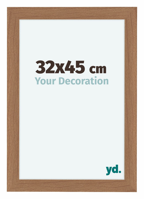 Como MDF Cornice 32x45cm Noce Chiaro Davanti Dimensione | Yourdecoration.it