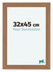 Como MDF Cornice 32x45cm Noce Chiaro Davanti Dimensione | Yourdecoration.it