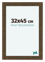 Como MDF Cornice 32x45cm Oro Antico Davanti Dimensione | Yourdecoration.it