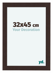 Como MDF Cornice 32x45cm Quercia Scura Davanti Dimensione | Yourdecoration.it
