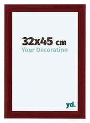 Como MDF Cornice 32x45cm Vino Rosso Spazzato Davanti Dimensione | Yourdecoration.it