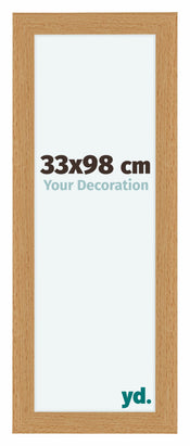 Como MDF Cornice 33x98cm Faggio Davanti Dimensione | Yourdecoration.it