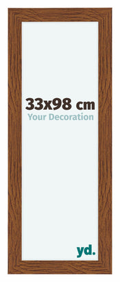 Como MDF Cornice 33x98cm Quercia Rustico Davanti Dimensione | Yourdecoration.it