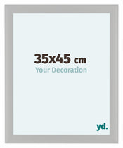 Como MDF Cornice 35x45cm Bianco Grana Di Legno Davanti Dimensione | Yourdecoration.it