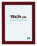 Como MDF Cornice 36x48cm Vino Rosso Spazzato Davanti Maat | Yourdecoration.it