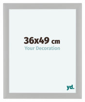 Como MDF Cornice 36x49cm Grana Di Legno Bianco Davanti Dimensione | Yourdecoration.it