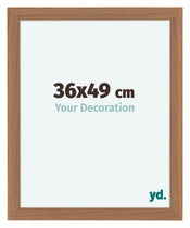 Como MDF Cornice 36x49cm Noce Chiaro Davanti Dimensione | Yourdecoration.it