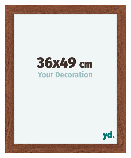 Como MDF Cornice 36x49cm Noce Davanti Dimensione | Yourdecoration.it