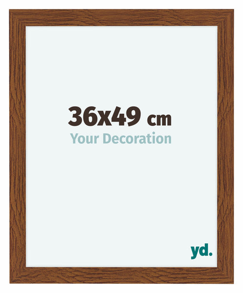 Como MDF Cornice 36x49cm Quercia Rustico Davanti Dimensione | Yourdecoration.it