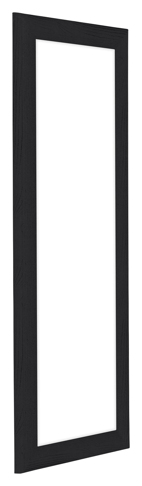 Como MDF Cornice 37 5x98cm Grana di Legno Nero Davanti Obliquo | Yourdecoration.it