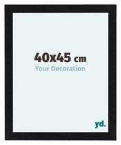 Como MDF Cornice 40x45cm Nero Opaco Davanti Dimensione | Yourdecoration.it