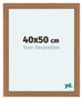 Como MDF Cornice 40x50cm Noce Chiaro Davanti Dimensione | Yourdecoration.it