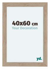 Como MDF Cornice 40x60cm Quercia Chiaro Davanti Dimensione | Yourdecoration.it