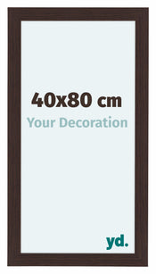 Como MDF Cornice 40x80cm Quercia Scura Davanti Dimensione | Yourdecoration.it