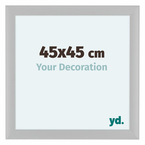 Como MDF Cornice 45x45cm Bianco Opaco Davanti Dimensione | Yourdecoration.it