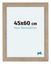 Como MDF Cornice 45x60cm Quercia Chiaro Davanti Dimensione | Yourdecoration.it