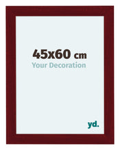 Como MDF Cornice 45x60cm Vino Rosso Spazzato Davanti Dimensione | Yourdecoration.it