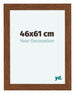 Como MDF Cornice 46x61cm Quercia Rustico Davanti Dimensione | Yourdecoration.it