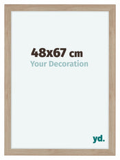 Como MDF Cornice 48x67cm Quercia Chiaro Davanti Maat | Yourdecoration.it