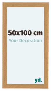 Como MDF Cornice 50x100cm Faggio Davanti Dimensione | Yourdecoration.it