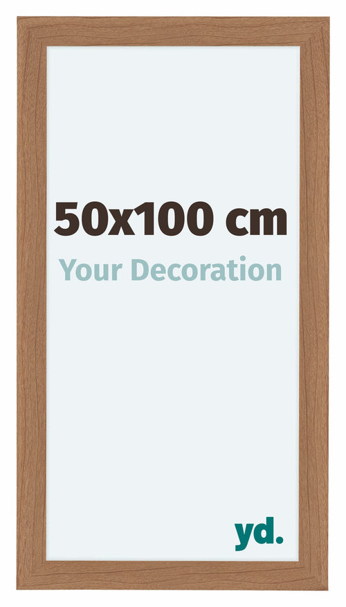 Como MDF Cornice 50x100cm Noce Chiaro Davanti Dimensione | Yourdecoration.it