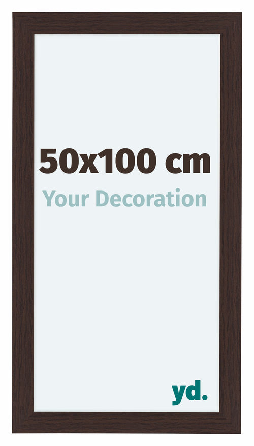 Como MDF Cornice 50x100cm Quercia Scura Davanti Dimensione | Yourdecoration.it