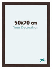 Como MDF Cornice 50x70cm Quercia Scura Davanti Dimensione | Yourdecoration.it