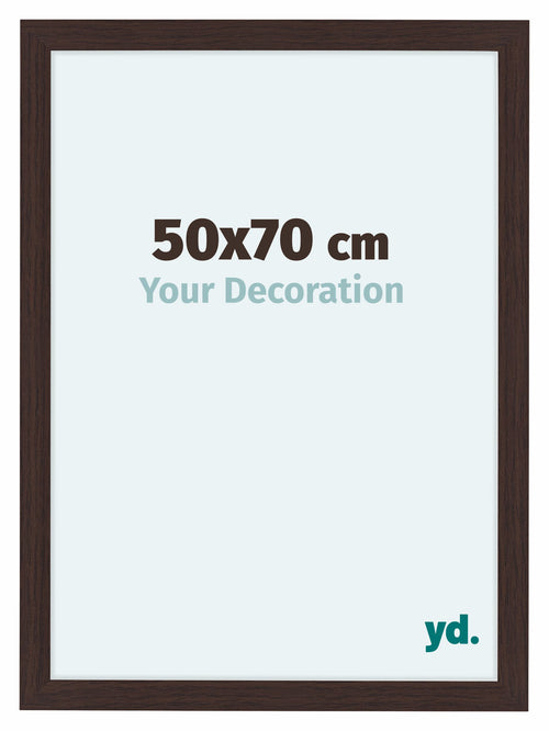 Como MDF Cornice 50x70cm Quercia Scura Davanti Dimensione | Yourdecoration.it