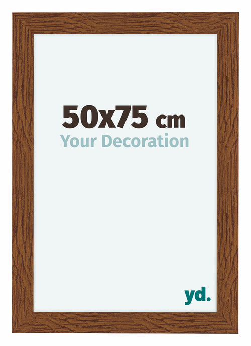 Como MDF Cornice 50x75cm Quercia Rustico Davanti Dimensione | Yourdecoration.it