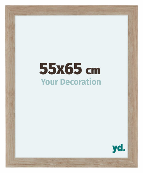 Como MDF Cornice 55x65cm Quercia Chiaro Davanti Dimensione | Yourdecoration.it