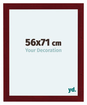 Como MDF Cornice 56x71cm Vino Rosso Spazzato Davanti Dimensione | Yourdecoration.it