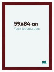 Como MDF Cornice 59x84cm Vino Rosso Spazzato Davanti Maat | Yourdecoration.it