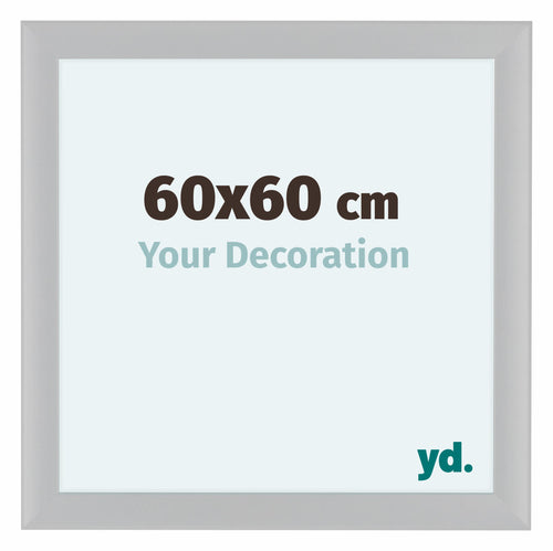 Como MDF Cornice 60x60cm Bianco Lucente Davanti Dimensione | Yourdecoration.it