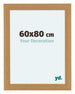 Como MDF Cornice 60x80cm Faggio Davanti Dimensione | Yourdecoration.it