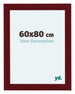 Como MDF Cornice 60x80cm Vino Rosso Spazzato Davanti Dimensione | Yourdecoration.it