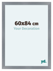 Como MDF Cornice 60x84cm Alluminio Spazzolato Davanti Dimensione | Yourdecoration.it