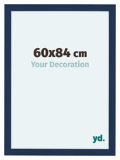 Como MDF Cornice 60x84cm Blu Scuro Spazzato Davanti Dimensione | Yourdecoration.it