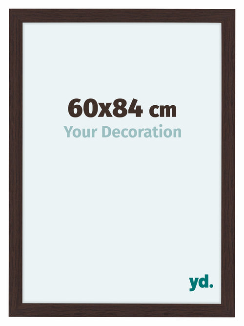 Como MDF Cornice 60x84cm Quercia Scura Davanti Dimensione | Yourdecoration.it