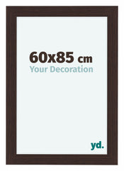 Como MDF Cornice 60x85cm Quercia Scura Davanti Dimensione | Yourdecoration.it