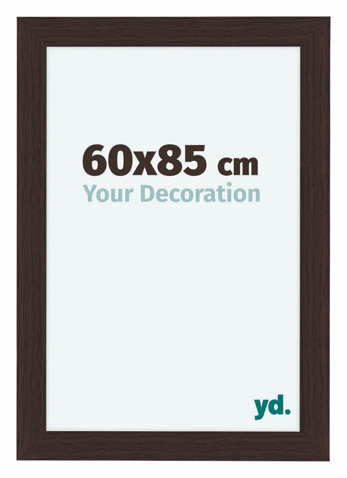 Como MDF Cornice 60x85cm Quercia Scura Davanti Dimensione | Yourdecoration.it