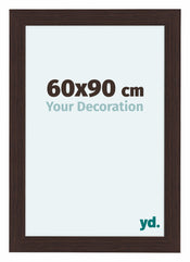 Como MDF Cornice 60x90cm Quercia Scura Davanti Dimensione | Yourdecoration.it