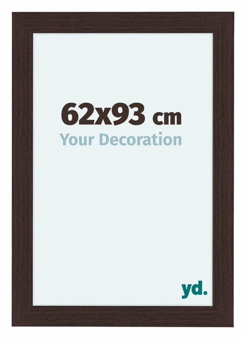 Como MDF Cornice 62x93cm Quercia Scura Davanti Dimensione | Yourdecoration.it